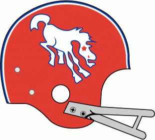 Denver Broncos 1966 Helmet Logo fabric transfer